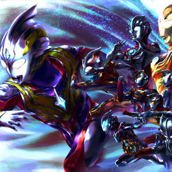 This is a pixiv picture whose title is 語り継がれる歴史　ウルトラの軌跡.