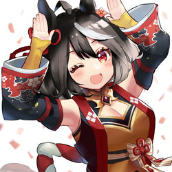 This is a pixiv picture whose title is キタサンブラックちゃん.