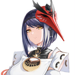 This is a pixiv picture whose title is 九条裟羅.