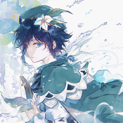 This is a pixiv picture whose title is venti.