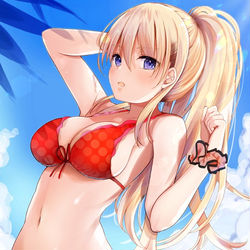 This is a pixiv picture whose title is 世間知らずのJKちゃんとお出かけしたら目の保養になった.