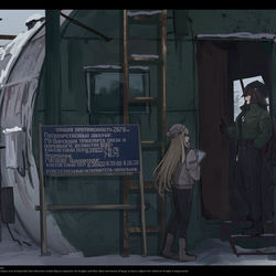 This is a pixiv picture whose title is 12. Ice road.