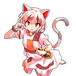 This is a pixiv picture whose title is バトルっぽい豪徳寺ミケ立ち絵 表情差分.