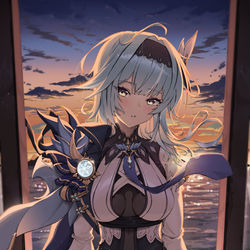 This is a pixiv picture whose title is 优菈.