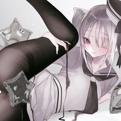 This is a pixiv picture whose title is 葉一（白セーラー）.