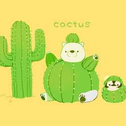 This is a pixiv picture whose title is サボテン.