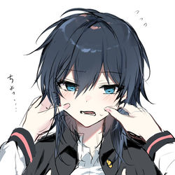 This is a pixiv picture whose title is 「 おい…！」.