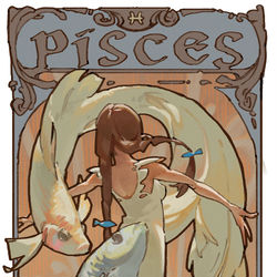 This is a pixiv picture whose title is Pisces.