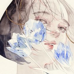 This is a pixiv picture whose title is Amabile.