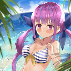 This is a pixiv picture whose title is 湊あくあ.