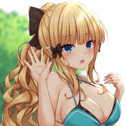 This is a pixiv picture whose title is 水着サレン.