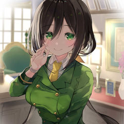 This is a pixiv picture whose title is 駿川たづなのヒミツ.