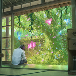 This is a pixiv picture whose title is 観察日記.