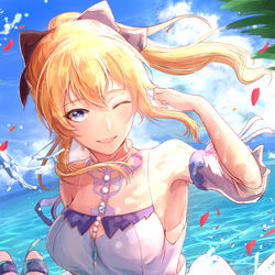 This is a pixiv picture whose title is 夏服ジンさん.