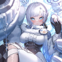This is a pixiv picture whose title is Skeb アーケシュフース城.