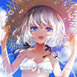 This is a pixiv picture whose title is うみー！.