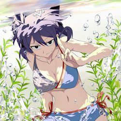This is a pixiv picture whose title is 水遁の術.