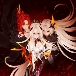 This is a pixiv picture whose title is guide me one last time.