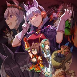 This is a pixiv picture whose title is ウマネスト.