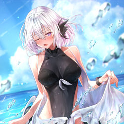 This is a pixiv picture whose title is リーフ 来光.