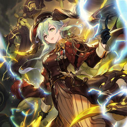This is a pixiv picture whose title is 【Shadowverse】気高き雷・ロマロニア.