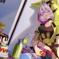 This is a pixiv picture whose title is 崩坏三网页活动薪火汇聚之时插画.