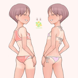 This is a pixiv picture whose title is 健康日焼けっ娘.