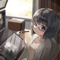 This is a pixiv picture whose title is お絵描き作業環境.