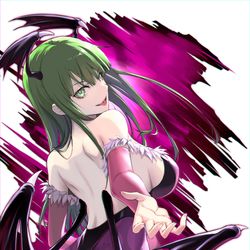 This is a pixiv picture whose title is モリガン・アーンスランド.
