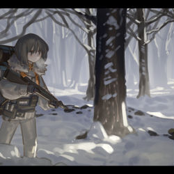 This is a pixiv picture whose title is 摸鱼.