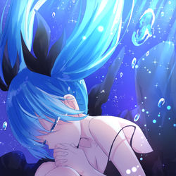 This is a pixiv picture whose title is 深海少女.