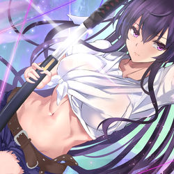 This is a pixiv picture whose title is 神裂火織.