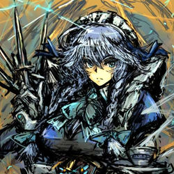 This is a pixiv picture whose title is 十六夜咲夜.