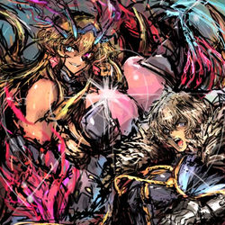 This is a pixiv picture whose title is Wガウェイン.