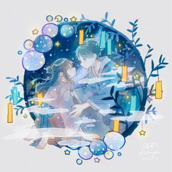 This is a pixiv picture whose title is 七夕.