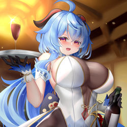 This is a pixiv picture whose title is バニーガール風甘雨.