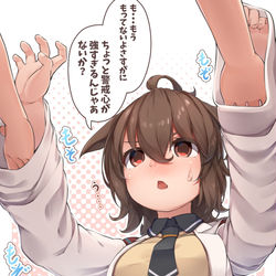 This is a pixiv picture whose title is 袖の中もぞもぞタキオン.