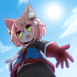 This is a pixiv picture whose title is 青空.
