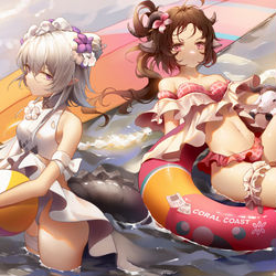 This is a pixiv picture whose title is 小羊和特米米.