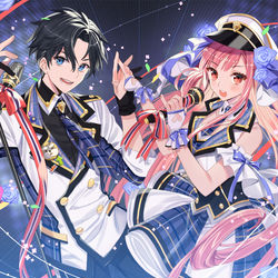 This is a pixiv picture whose title is Choi & Serestia.