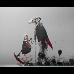 This is a pixiv picture whose title is 死霊遣い.