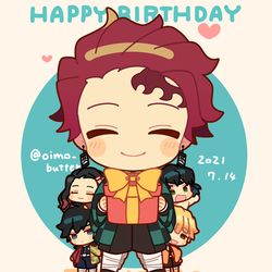 This is a pixiv picture whose title is 炭誕.