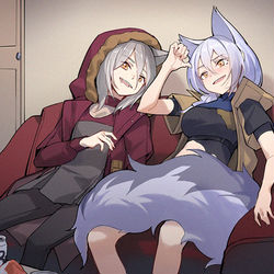 This is a pixiv picture whose title is 开玩笑  我超勇的好不好.