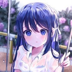 This is a pixiv picture whose title is 「あ、あの…」.