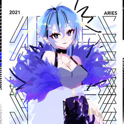 This is a pixiv picture whose title is skeb_Vtuber.