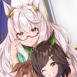 This is a pixiv picture whose title is ウマ箱２のBNW.