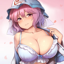 This is a pixiv picture whose title is 幽々子様.