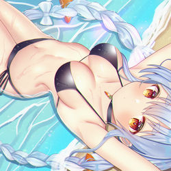 This is a pixiv picture whose title is 兎田ぺこら.