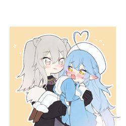This is a pixiv picture whose title is ♌️☃️.