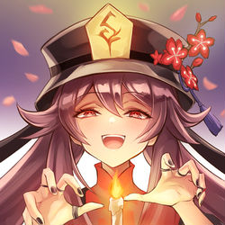 This is a pixiv picture whose title is 胡桃生誕祭.